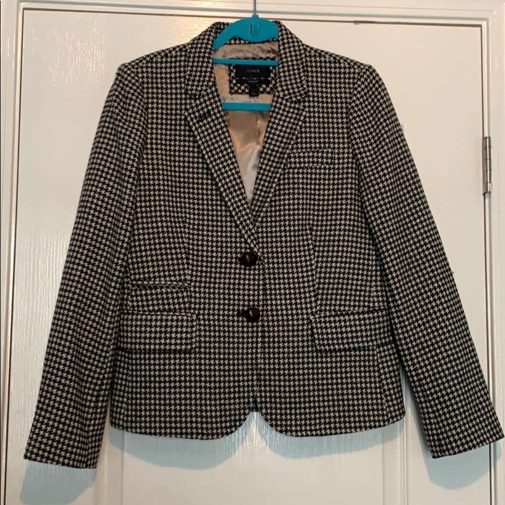 J. Crew Schoolboy Blazer Patchwork elbow 10 NWOT